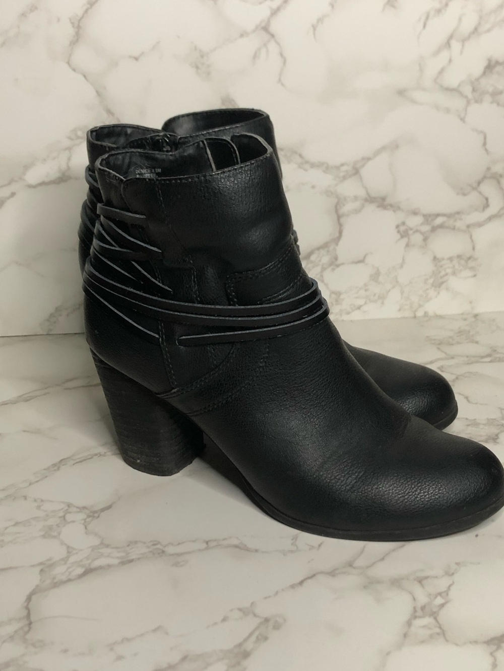 Madden Girl “Denice” black ankle boots / booties, women’s size 8.5M
